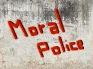 Moral policing...